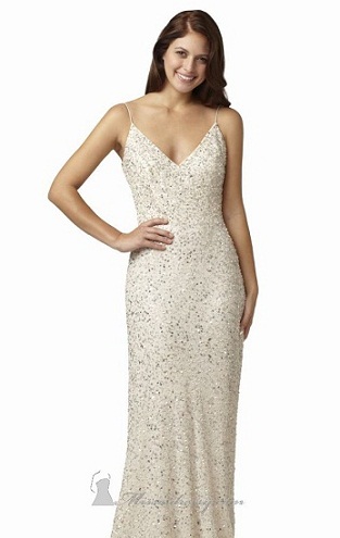 vestidos con brillos a la moda