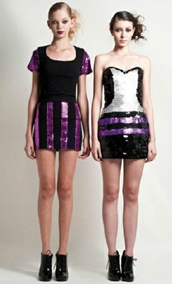 vestidos brillantes de fiesta