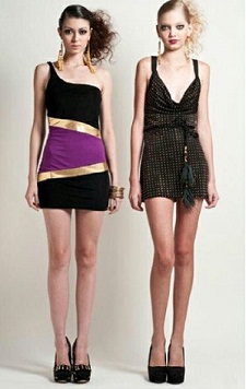 vestidos brillantes de fiesta