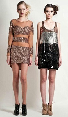 vestidos brillantes de fiesta