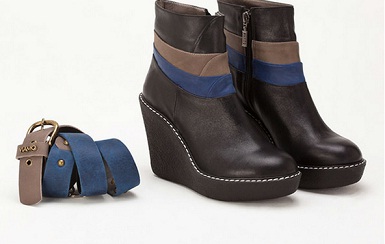 zapatos y bolsos coloridos