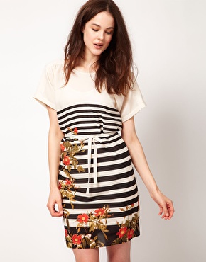 vestidos blancos estampados