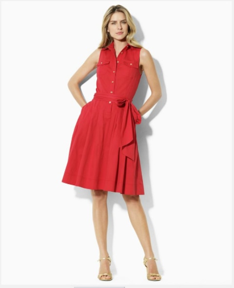 vestidos corte en la cintura