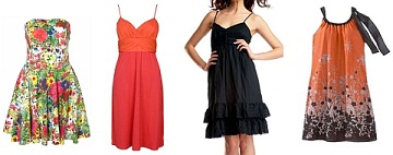 vestidos con tiritas para el verano