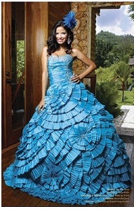 vestidos vaporosos para quinceañeras