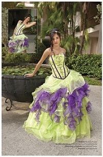 vestidos pomposos de quince años