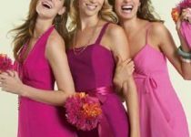 vestidos morados para damas de honor