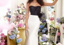 vestidos con ruffles delanteros