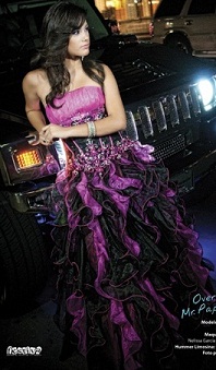 vestidos con plumas para quinceaños