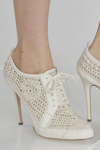 zapatos elegantes de novia