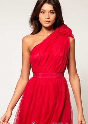 modelos de vestidos rojos