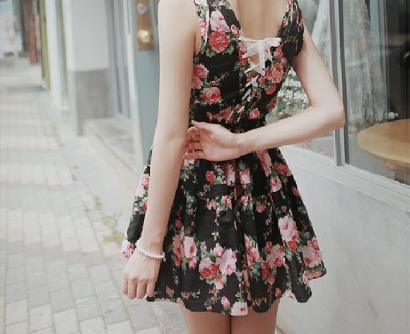 vestidos floreados