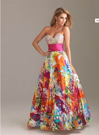 vestidos de colores para quinceañeras