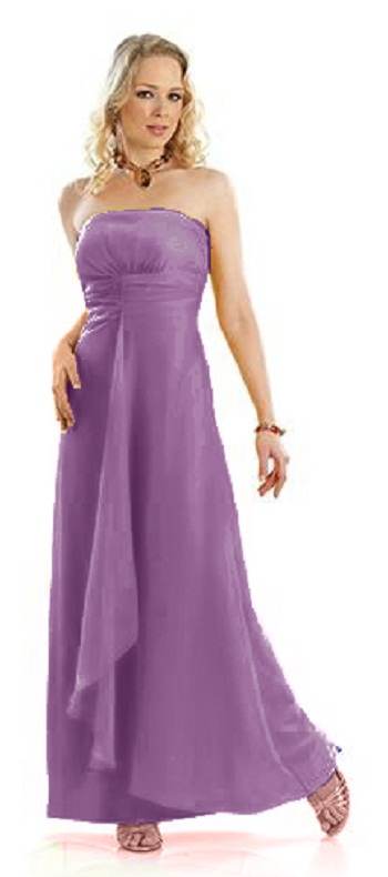 vestidos de gasa color morado
