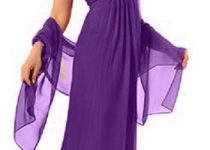 vestidos de gasa color morado