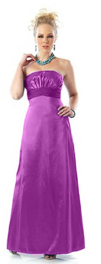 vestidos de gasa color morado