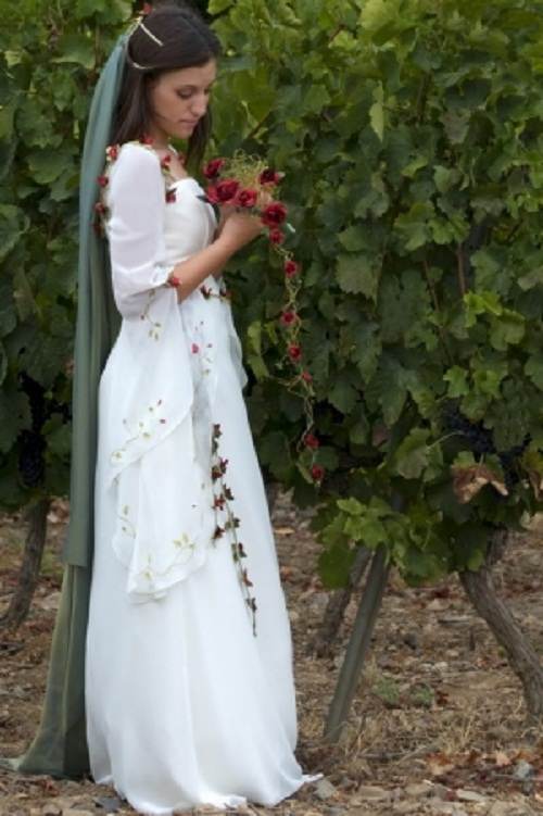 vestidos rojos de novia