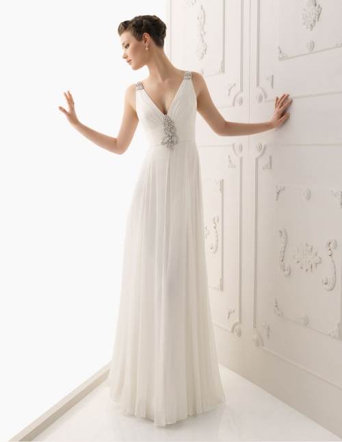 modelos de vestidos blancos para novias