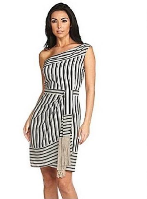 vestidos rayados para el día