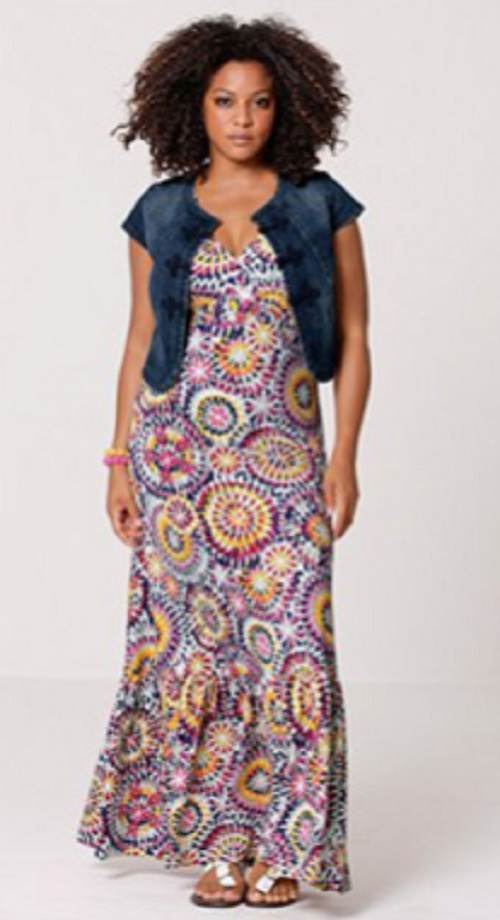 vestidos sencillos para gorditas