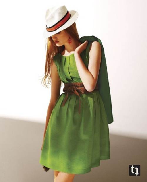 vestidos cortos y largos floreados