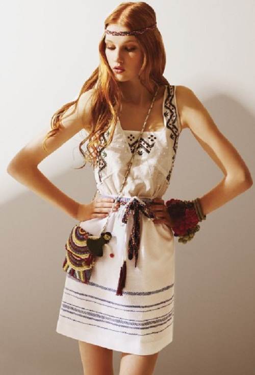 vestidos cortos y largos floreados