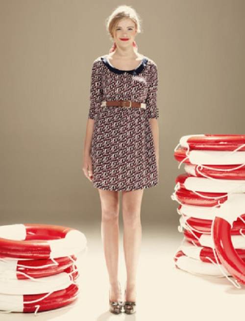 vestidos rayados de verano