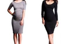 vestidos apretados de maternidad