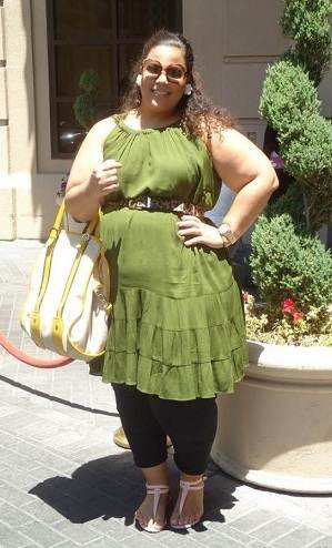 vestidos verdes gorditas