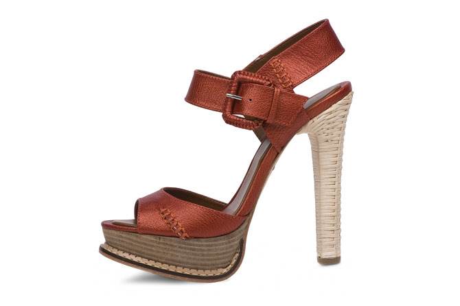 zapatos altos de verano