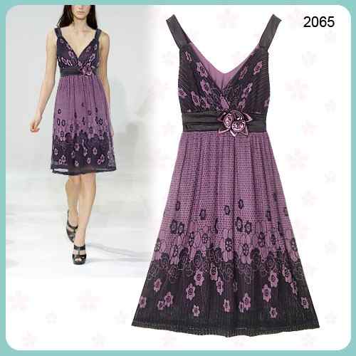 vestidos dorados de diario