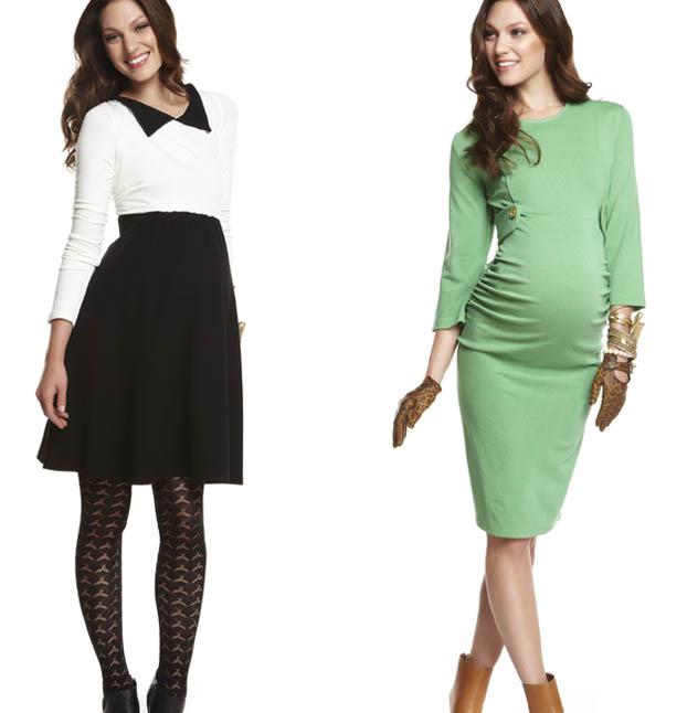 Ropa elegante de invierno para embarazadas 2012 | AquiModa.com