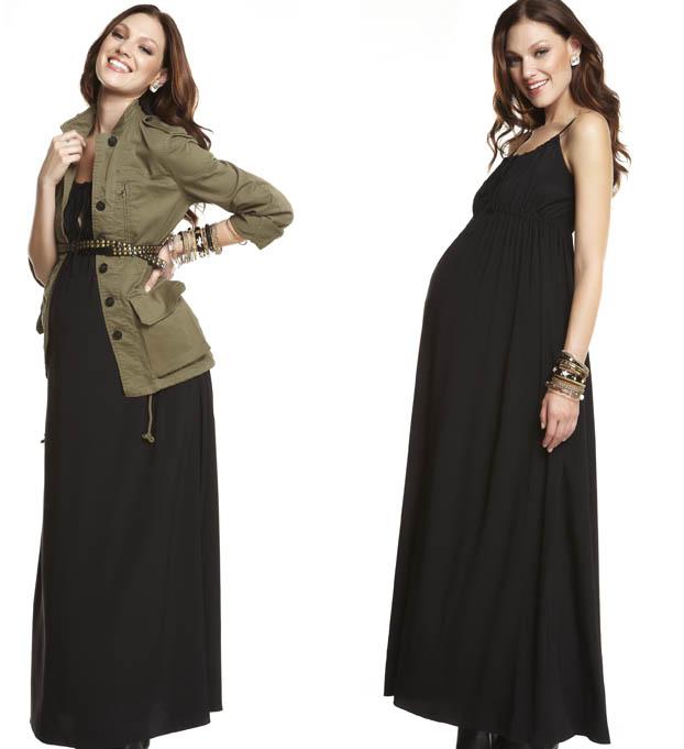 vestidos negros de maternidad