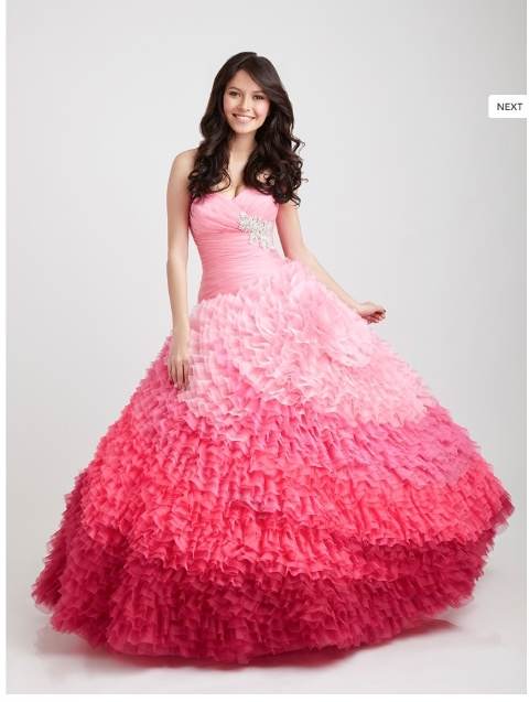 vestidos de colores claros