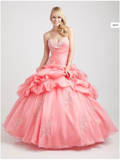 vestidos de colores claros