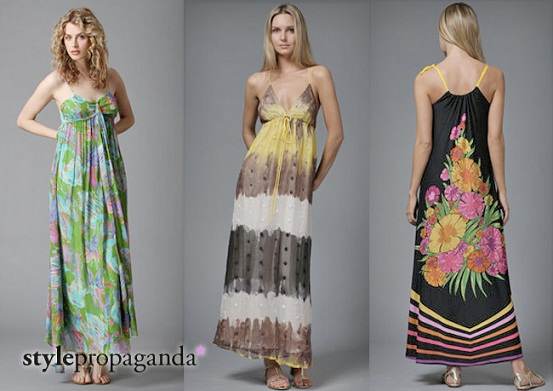 vestidos largos holgados