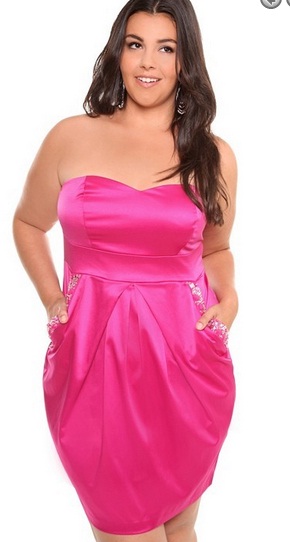 vestidos colores fuertes para gorditas