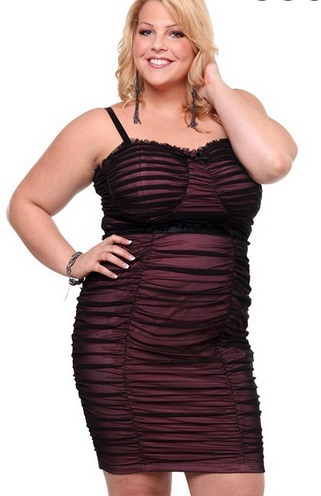 vestidos colores fuertes para gorditas