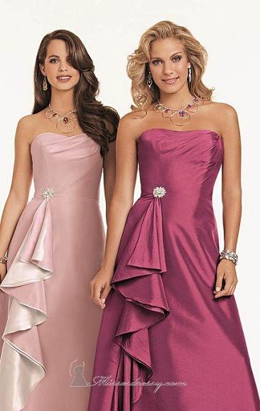 vestidos largos para damas de honor