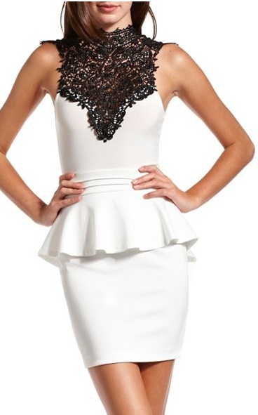 vestidos peplum