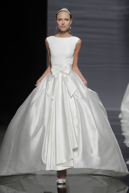 vestidos de novia rosa clara