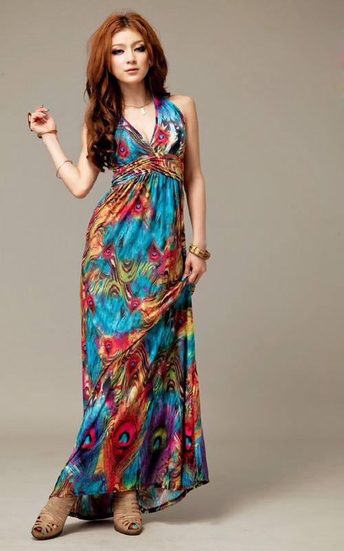 vestidos largos estilo bohemio