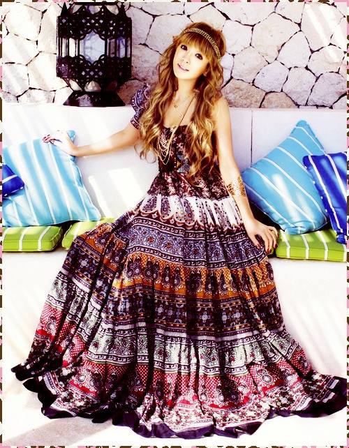 vestidos largos estilo bohemio