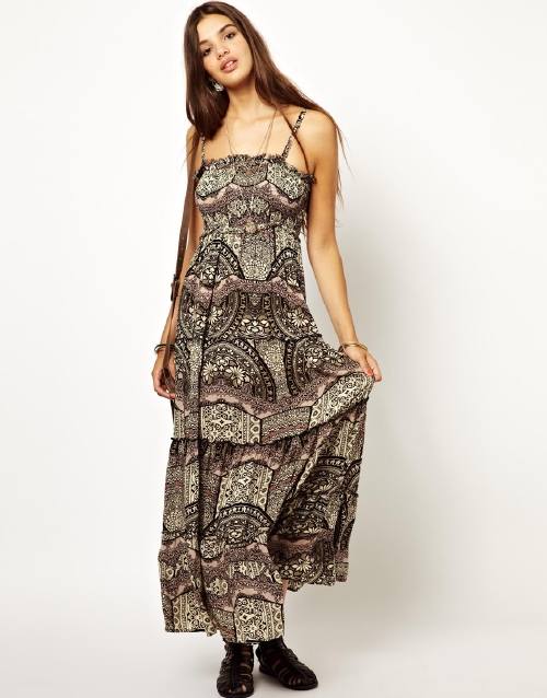 vestidos largos estilo bohemio