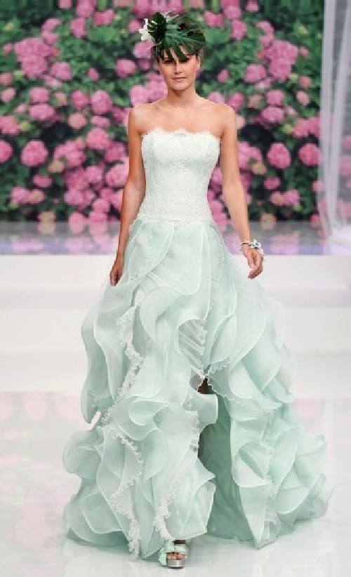 vestidos de novia de colores