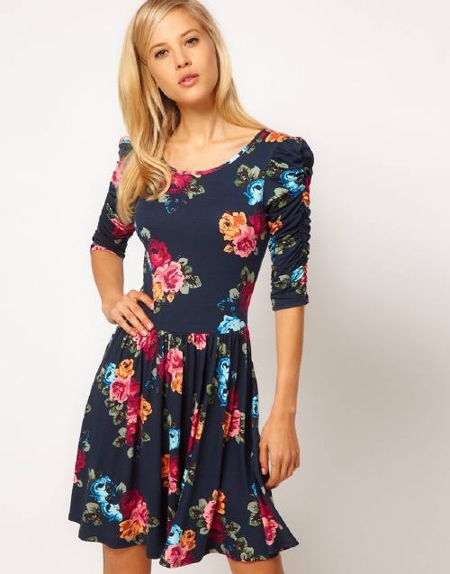 vestidos estampados