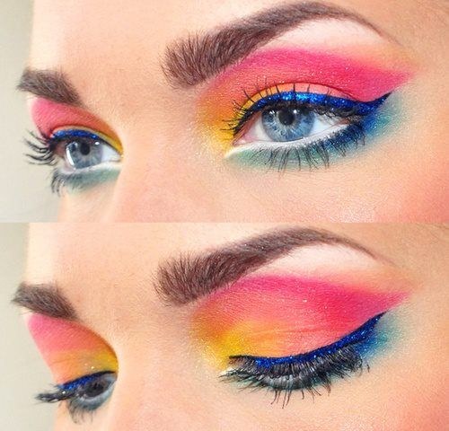 maquillaje ojos primavera