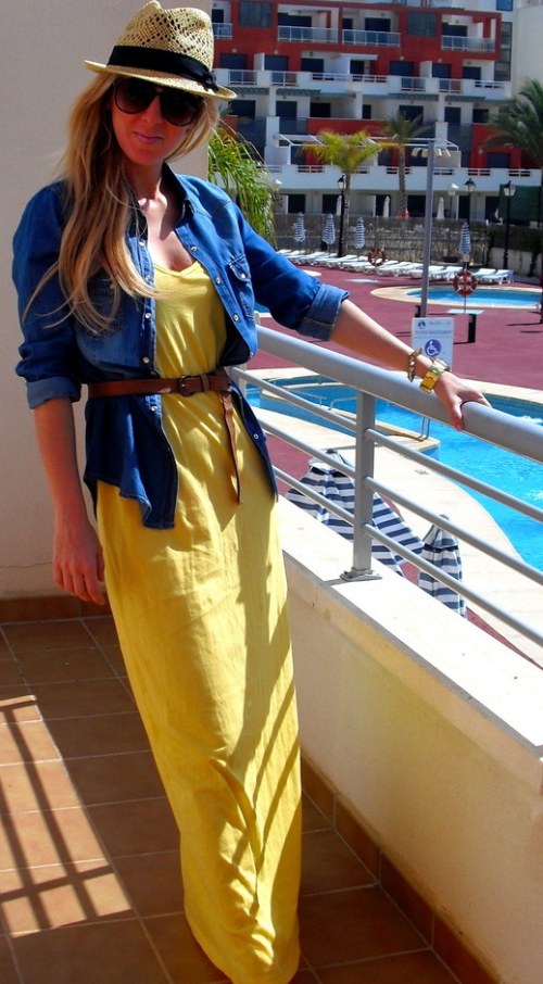 tendencia outfits amarillos