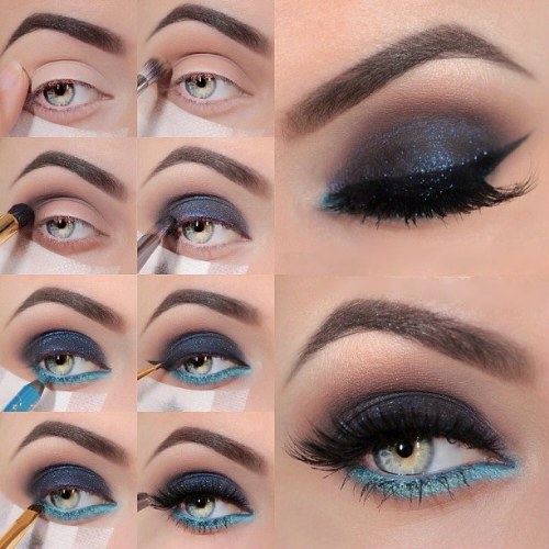 maquillaje ojos azules