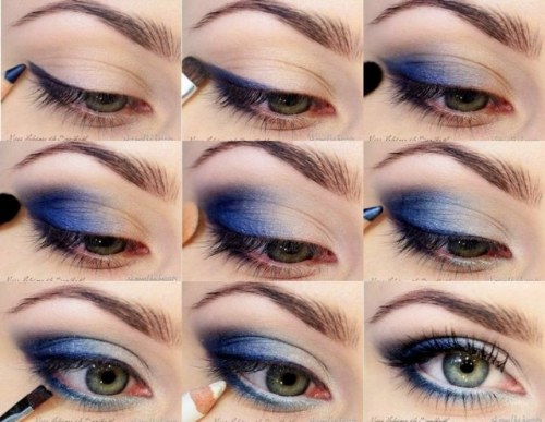 maquillaje ojos azules